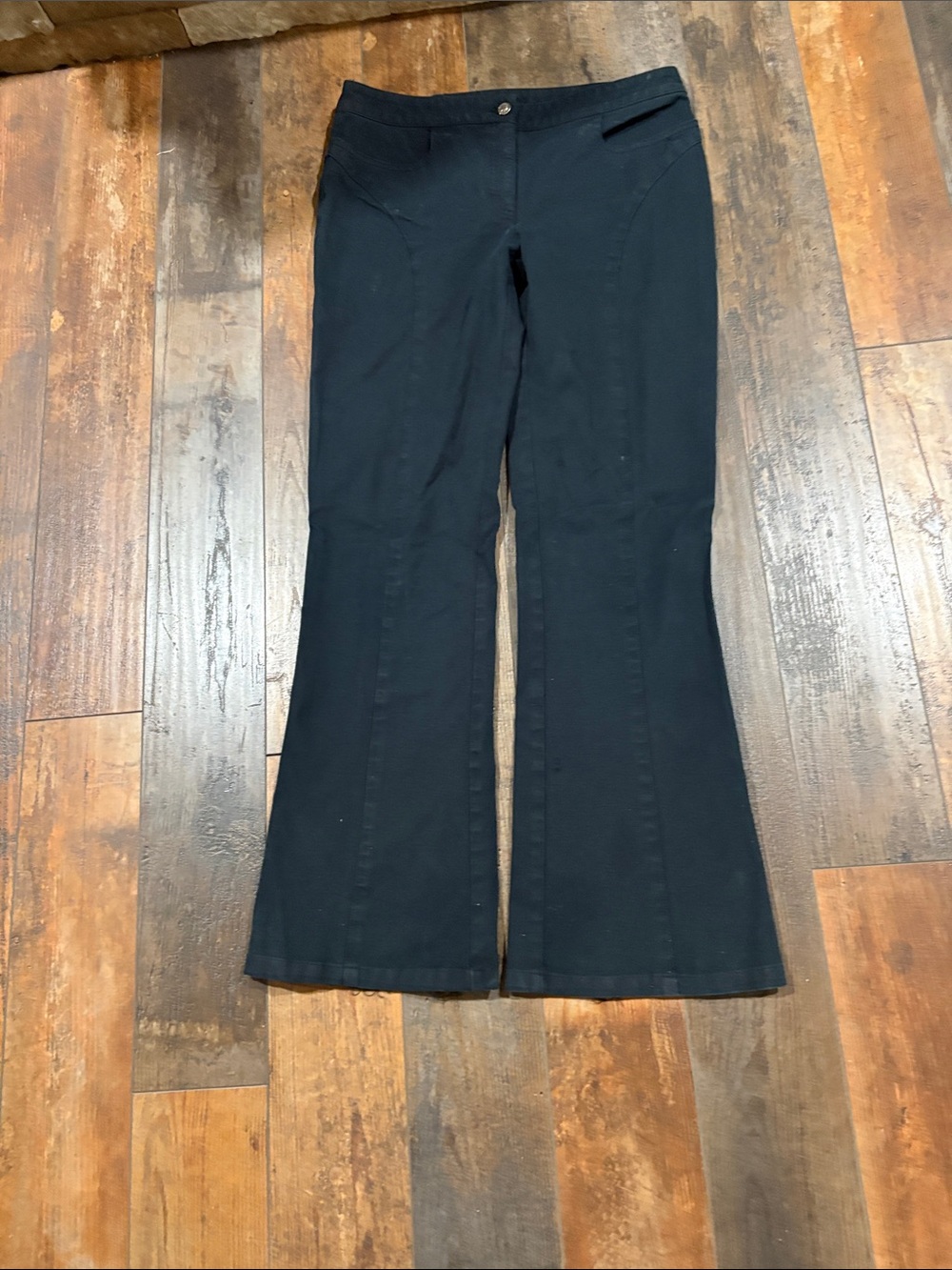 Escada Black Tailored Trousers boot cut